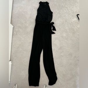 Nine West Belted Jersey Jumpsuit - size 4